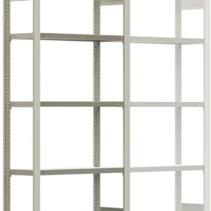 Abverkauf Regalwerk BERT Lagerregal 150 5 Grundfeld 2000 x 875 x 300 mm - RAL 7035