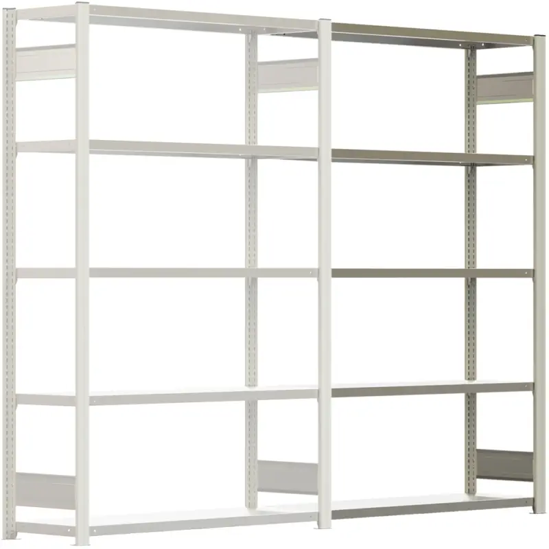 Regalwerk BERT Lagerregal 150 7 Anbaufeld 3000 x 1285 x 400 mm - RAL 7035 Aktuell