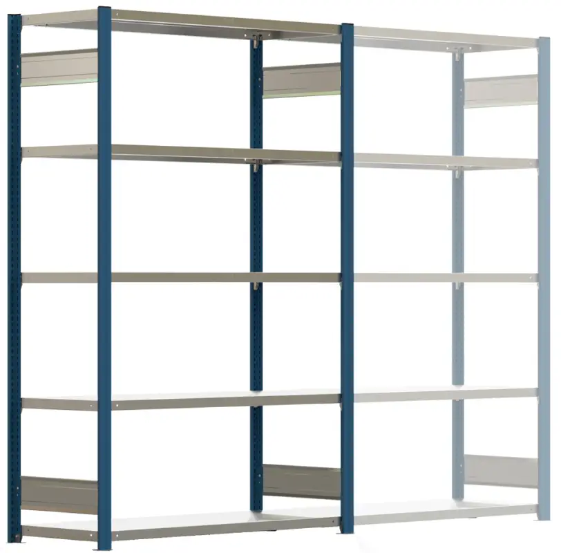 Sale Regalwerk BERT Lagerregal 150 6 Grundfeld 2500 x 1285 x 500 mm - RAL 5010
