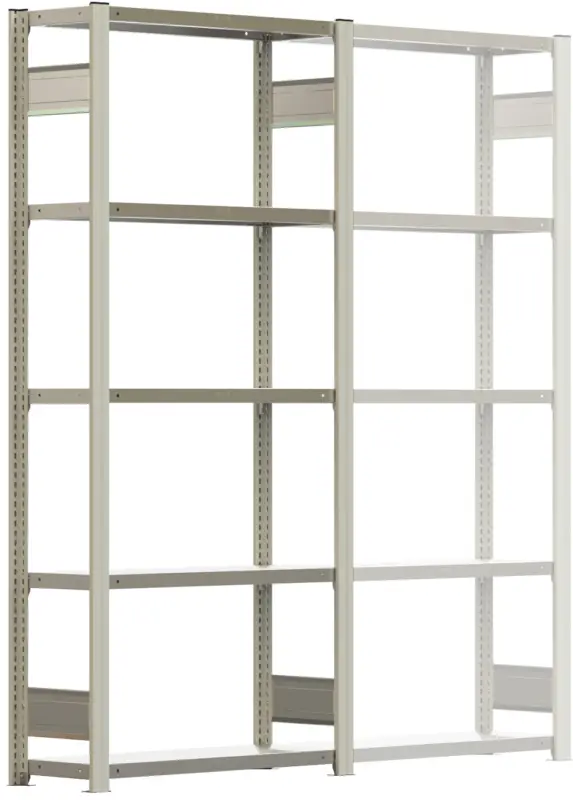 Knallerangebot Regalwerk BERT Lagerregal 250 7 Grundfeld 3000 x 875 x 300 mm - RAL 7035