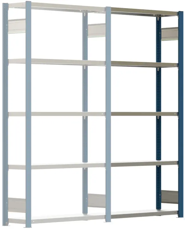 Bestseller Regalwerk BERT Lagerregal 250 7 Anbaufeld 3000 x 1005 x 300 mm - RAL 5010