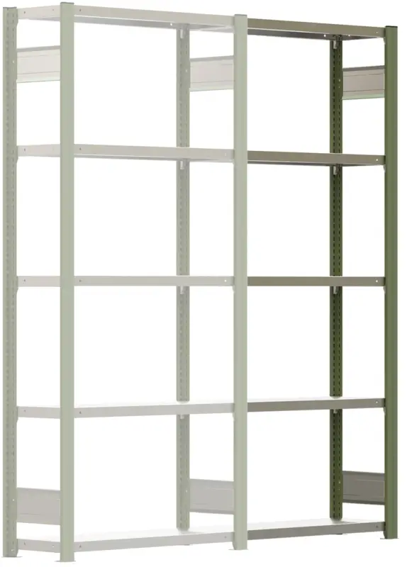 Meistverkauft Regalwerk BERT Schwerlastregal 350 7 Anbaufeld 3000 x 875 x 300 mm - RAL 6011