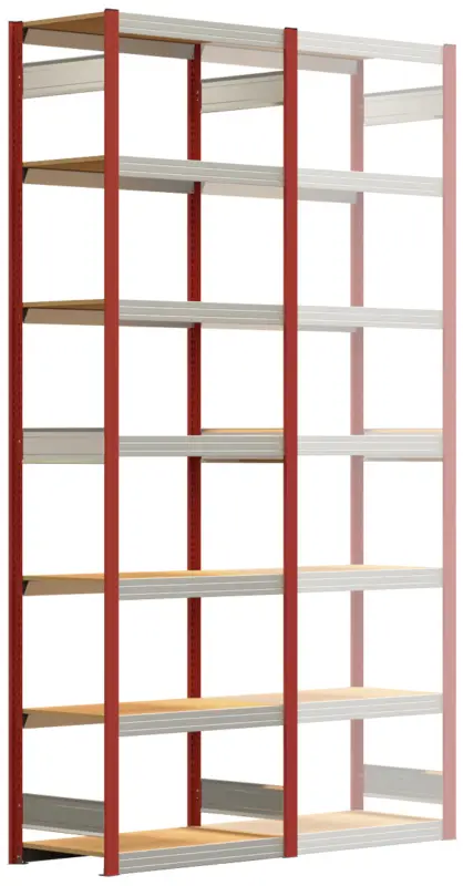 Neu Im Sortiment Regalwerk BERT Großfachregal 250 7 Grundfeld 3000 x 875 x 500 mm - RAL 3000