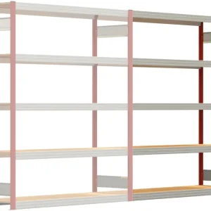 Abverkauf Regalwerk BERT Großfachregal 250 5 Anbaufeld 2000 x 1695 x 500 mm - RAL 3000
