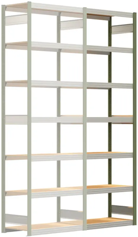 Preis Gesenkt Regalwerk BERT Großfachregal 250 7 Anbaufeld 3000 x 1005 x 500 mm - RAL 6011