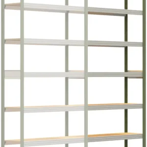 Abverkauf Regalwerk BERT Großfachregal 250 7 Anbaufeld 3000 x 1285 x 400 mm - RAL 6011