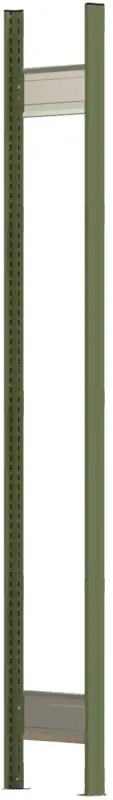 Markenprodukt Regalwerk BERT Lagerregal Regal-Rahmen 2500 x 300 mm - RAL 5010