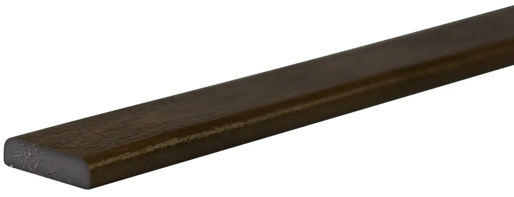 Bestseller Knuffi Wandschutz Profil Typ F 40 x 11 mm Holz khaki PU - 5,00 m Standard