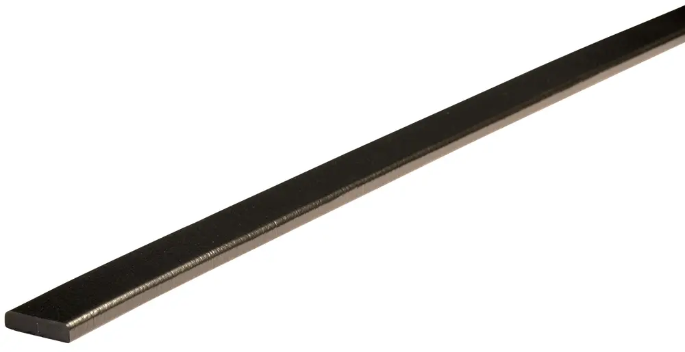Knuffi Wandschutz Profil Typ F 40 x 11 mm schwarz PU - 1,00 m Standard Super-Preis
