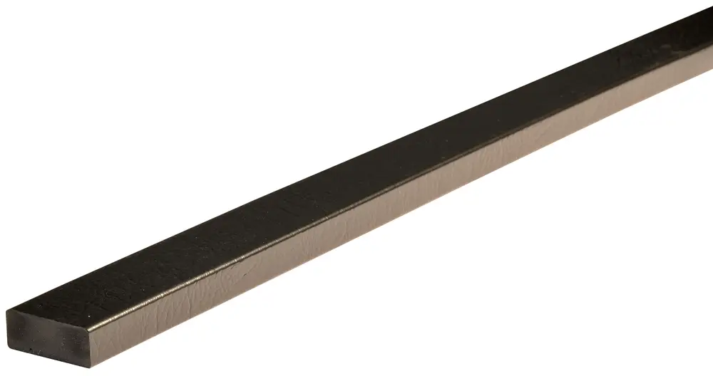 Knuffi Wandschutz Profil Typ D 50 x 20 mm schwarz PU - 1,00 m Standard Neue Ware