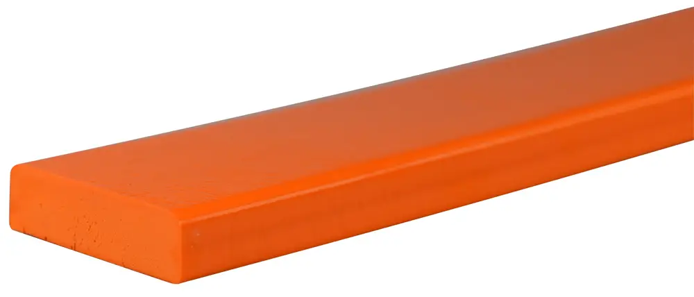 Sofort Bestellen Knuffi Wandschutz Profil Typ S 75 x 20 mm orange PU - 1,00 m Standard