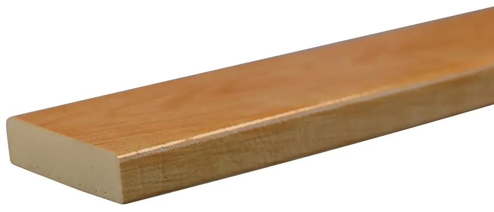 Knuffi Wandschutz Profil Typ S 75 x 20 mm Holz natur PU - 1,00 m Standard Kracherpreis