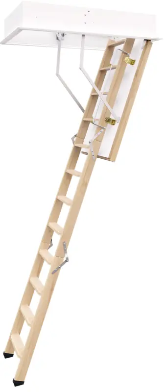 Roto Bodentreppe Holz Cadet 3 Norm Raumhöhe 220 - 288 cm Rohbaumaß 120 x 60 cm Top-Angebot