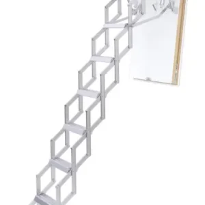 Letzte Chance Roto Scherentreppe Aluminium Exklusiv Raumhöhe 251 - 279 cm Rohbaumaß 140 x 70 cm