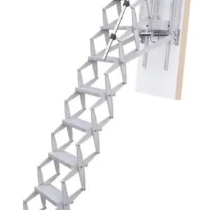 Geprüft Roto Scherentreppe Aluminium Elektro Raumhöhe 220 - 279 cm Rohbaumaß 130 x 70 cm