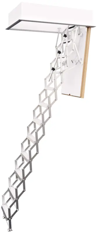 Roto Brandschutz Scherentreppe Aluminium miniLine El2 60 Raumhöhe 225 - 275 cm Robaumaß 120 x 60 c Beliebt