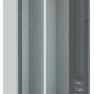 Sichere Zahlung Pavoy Spind mit Sitzbank PVC weiß 2150 x 600 x 500 mm - 1 Doppel-Abteil mit Drehriegel - RAL 7035 7016