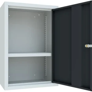 Top-Preis Pavoy Hängeschrank mit Vollblechtüren 600 x 400 x 300 mm - Rückwand glatt - RAL 7035 7016