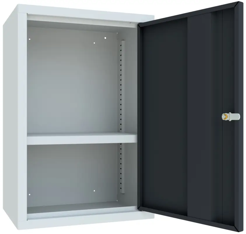 Top-Preis Pavoy Hängeschrank mit Vollblechtüren 600 x 400 x 300 mm - Rückwand glatt - RAL 7035 7016