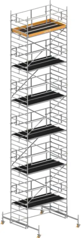 Angebot Fahrgerüst Layher Uni Breit P2 SAFETY Plus hawego 1422111 - Arbeitshöhe 13,38 m