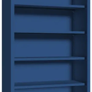Expressversand Pavoy Regalschrank 1950 x 1000 x 500 mm - 4 Fachböden pulverbeschichtet - RAL 5010