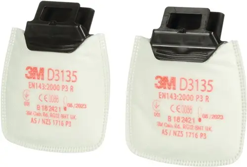 3M 2x Rundpartikelfilter D3135 EN143 2000/A1 2006 P3R - 7100197284 Rabatt