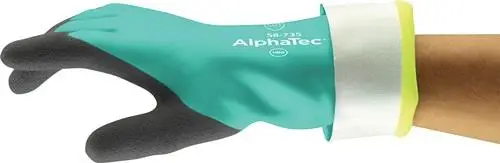ANSELL Chemiehandschuh AlphaTec Gr.10 grün EN 388 EN 374 PSA III - 58-735-10 Preiswert
