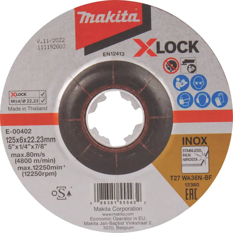 Makita Schruppscheibe 125 x 6 mm WA36N-BF - E-00402 Top-Preis