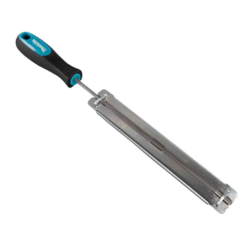 Neue Ware Makita Feilenhalter mit Feile 4 mm für Sägeketten - D-70948