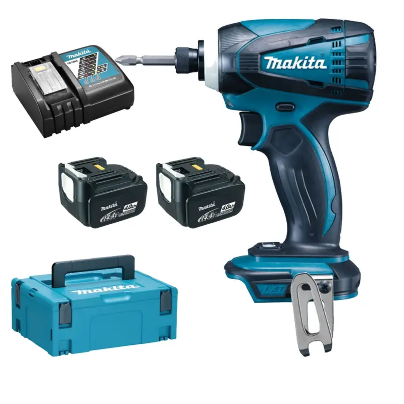 Sale Makita DTD134RMJ Akku-Schlagschrauber 155 Nm 14,4 V / 2x 4,0 Ah Akku + Ladegerät im Makpac