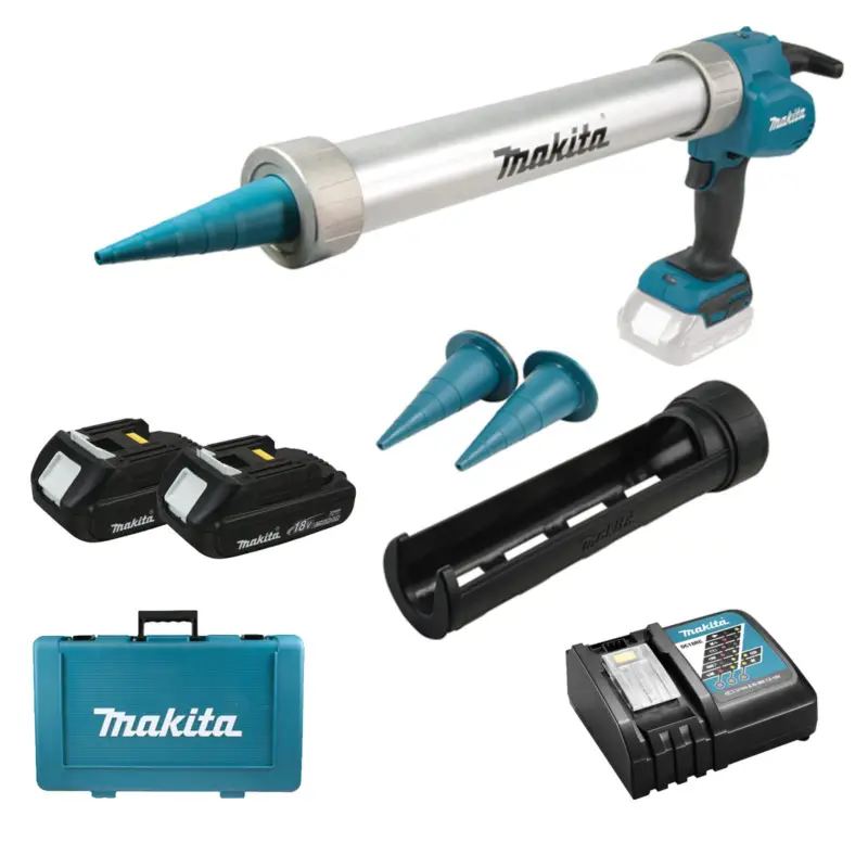 Top-Angebot Makita DCG180RYEX Akku-Kartuschenpistole 18V / 2x 1,5 Ah Akku + Ladegerät in Transportkoffer