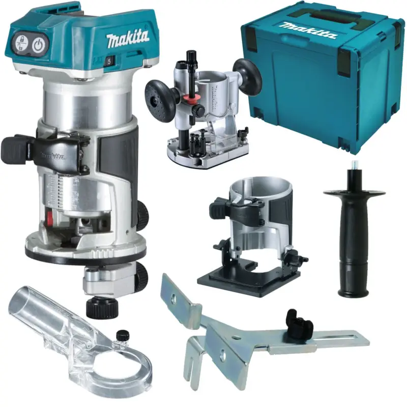 Zertifiziert Makita DRT50ZJX2 Akku-Multifunktionsfräse 18 V im Makpac