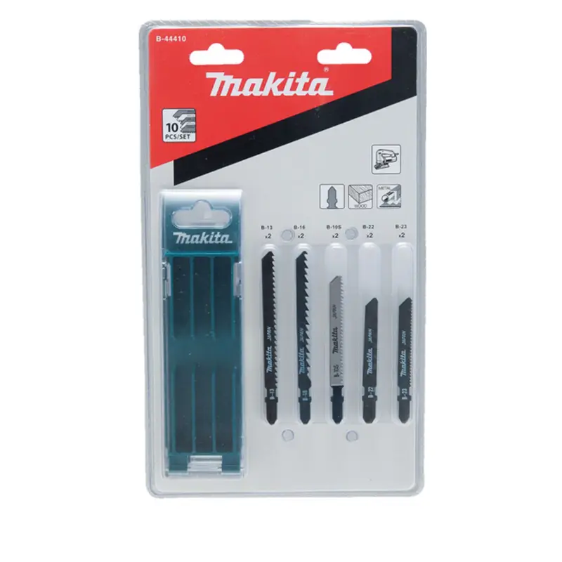 Neu Im Sortiment Makita 10tlg. Stichsägeblatt-Sortiment A - B-44410