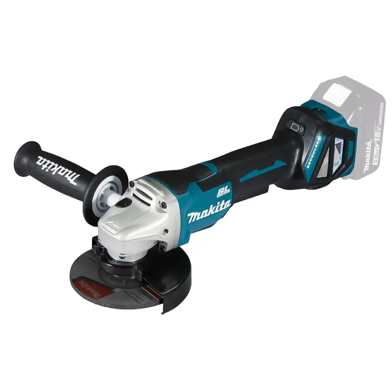 Makita DGA515Z Akku-Winkelschleifer Ø 125 mm 18 V mit Paddleschalter Solo Zertifiziert