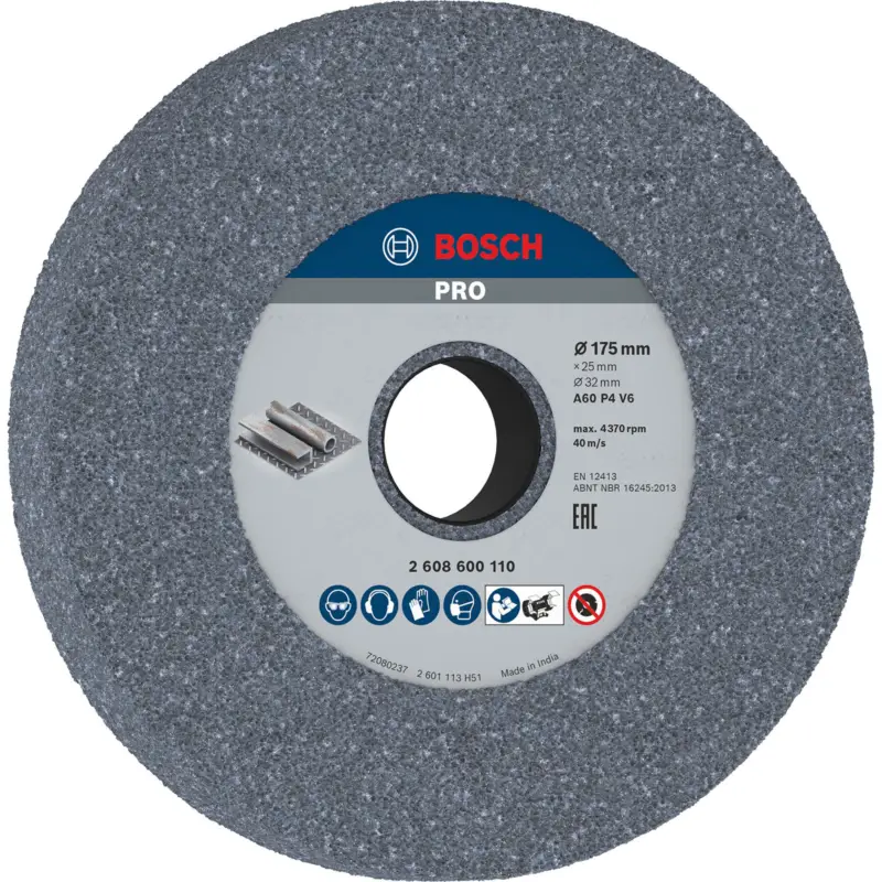 Expressversand Bosch PRO Steel Schleifscheibe 175 x 25 x 32 mm G60 - 2608600110