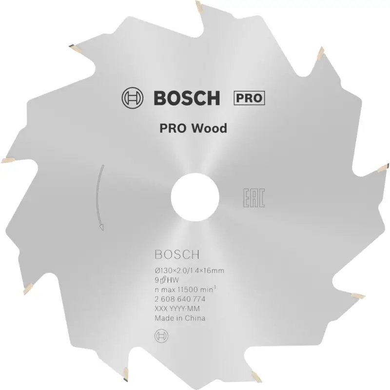 Garantierte Lieferung Bosch PRO Wood Kreissägeblatt 130 x 2 x 16 mm - 2608640774