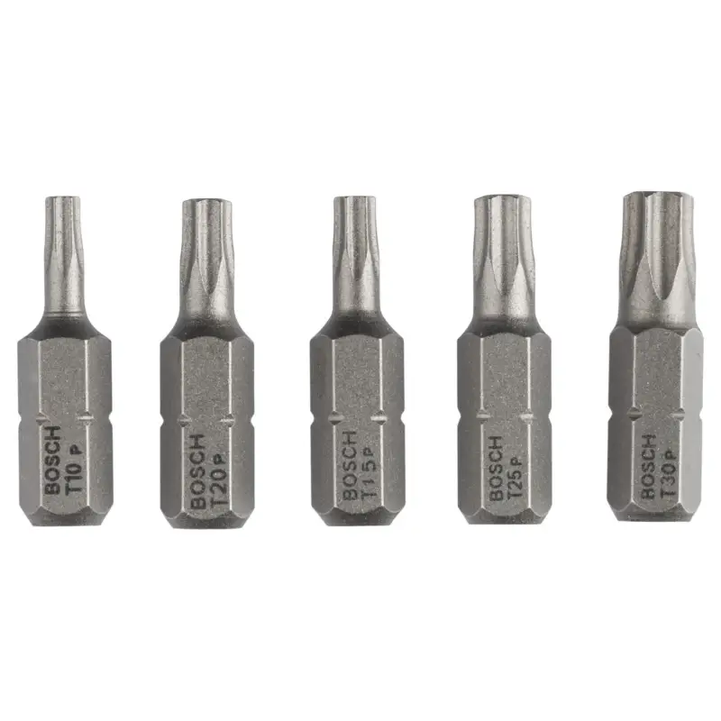Sale Bosch Schrauberbit-Set Extra-Hart (Torx), 5tlg. T10, T15, T20, T25, T30, 25 mm -2607001768