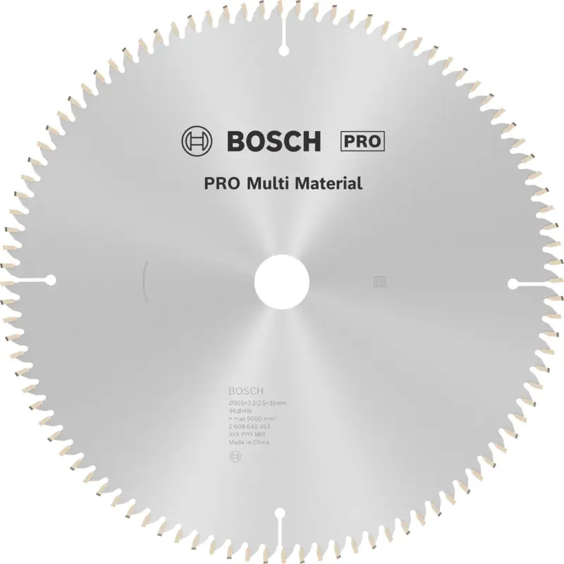 Bosch PRO Multi Material Kreissägeblatt 305 x 3,2 x 30 mm - 2608640453 Markenprodukt
