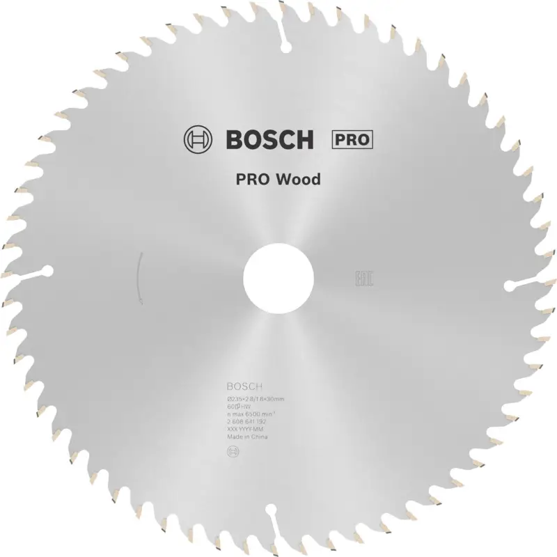 Bosch PRO Wood Kreissägeblatt 235 x 2,8 x 30 mm - 2608641192 Neu Im Sortiment