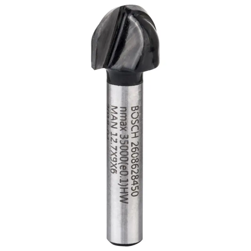 Neu Bosch Hohlkehlfräser + Zapfen 6 x 12,7 x 40 - 2608628450