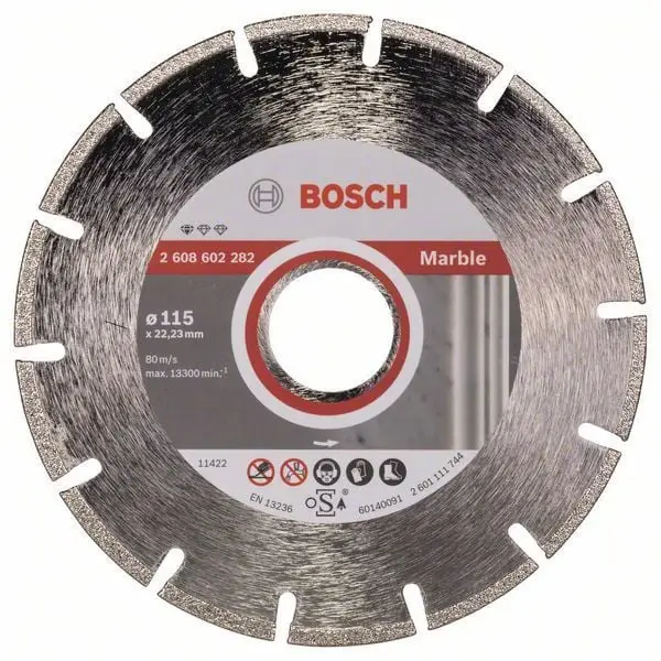 Neue Ware Bosch Diamanttrennscheibe Standard for Marble 115x22,23x2,2x3 mm 2608602282