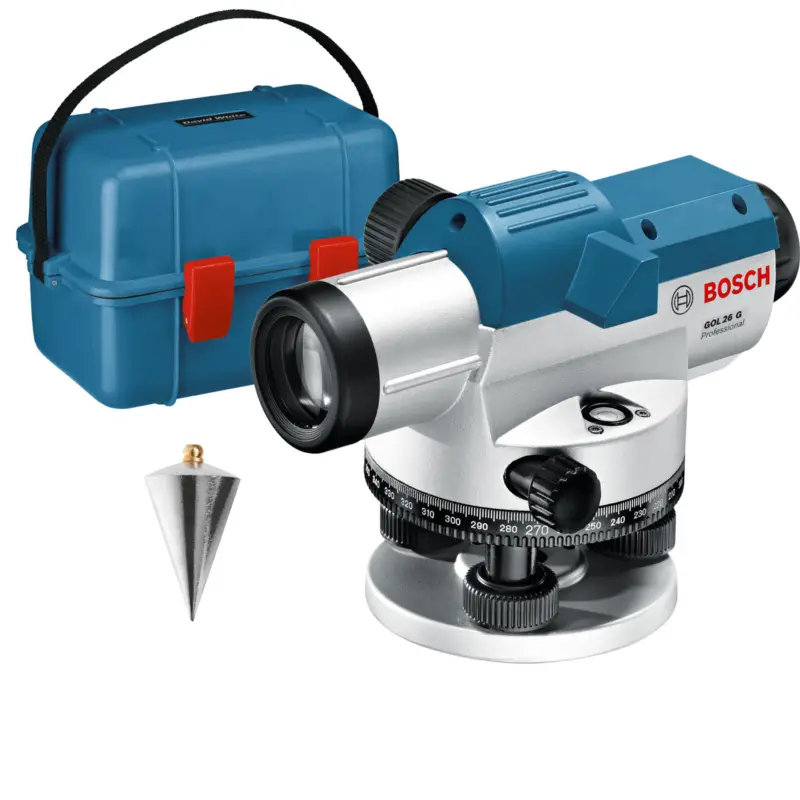 Preisreduziert Bosch optisches Nivelliergerät GOL 26 G in Transportkoffer - 0601068001