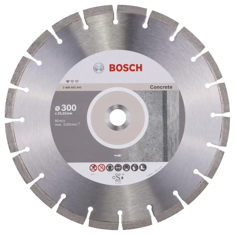 Bosch Diamanttrennscheibe Standard for Concrete 300x22,23x3, x10 mm 2608602542 Sonderangebot
