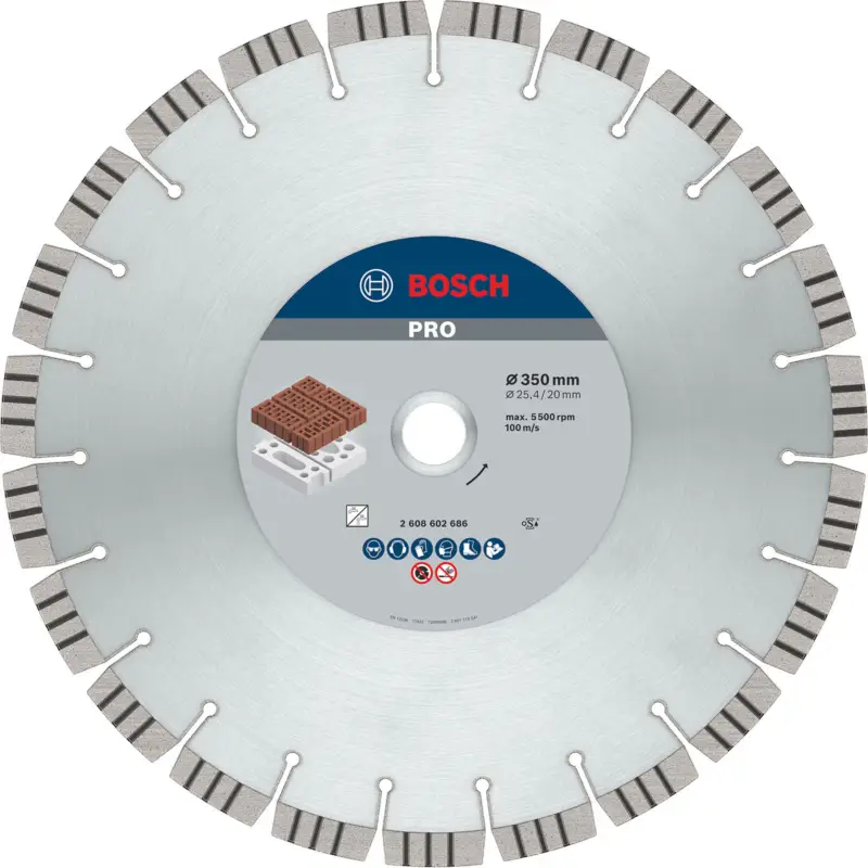 Bosch PRO Abrasive Diamanttrennscheibe 350 x 20/25,4 mm - 2608602686 Sale