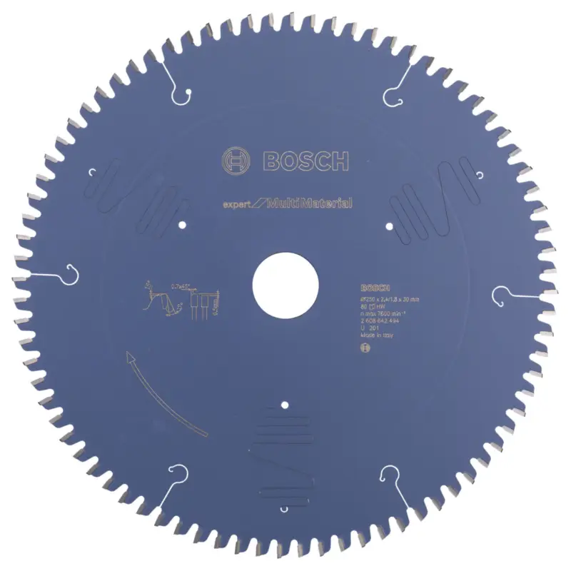 Bosch Kreissägeblatt Expert for Multi Material für Kapp- und Gehrungssägen 250 x 30 x 2,4 mm 80 - 2608642494 Neu Im Sortiment