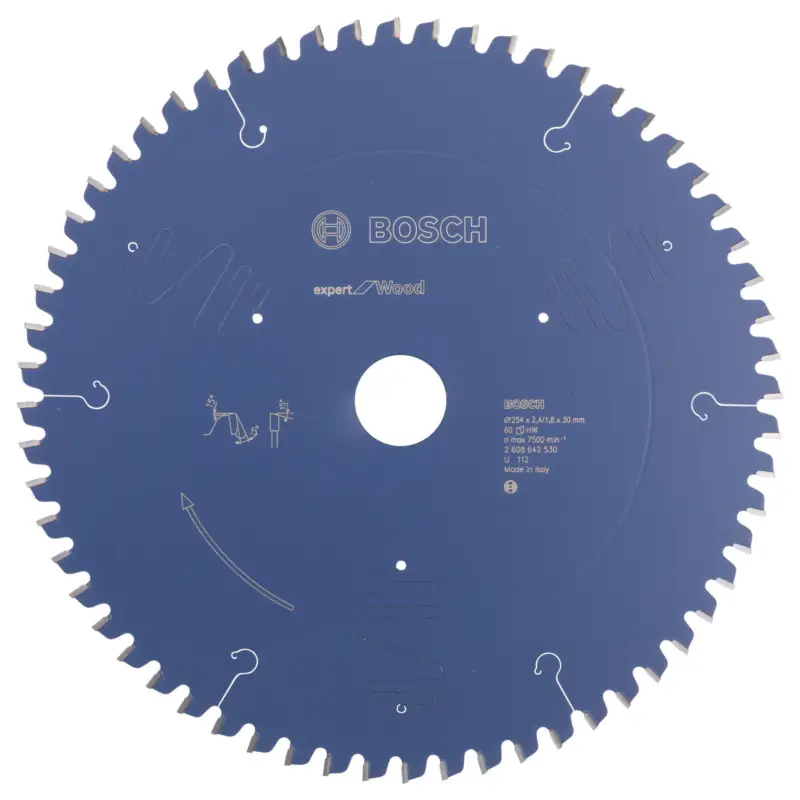 Bosch Kreissägeblatt Expert for Wood für Kapp- und Gehrungssägen 254 x 30 x 2,4 mm 60 - 2608642530 Letzte Chance