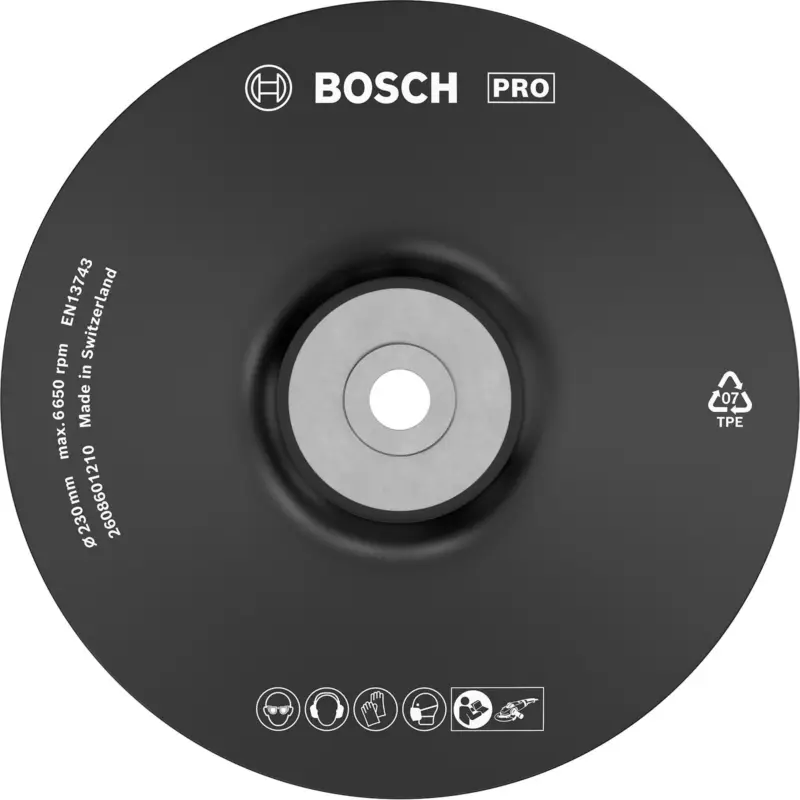 Bosch PRO Backing Pad weich 230 mm M14 weich - 2608601210 Super-Preis