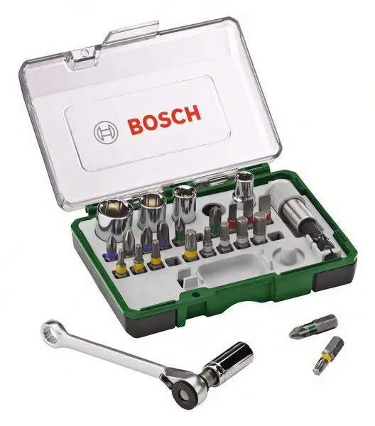 Billig Bosch Schrauberbit- und Ratschen-Set 27tlg. - 2607017160