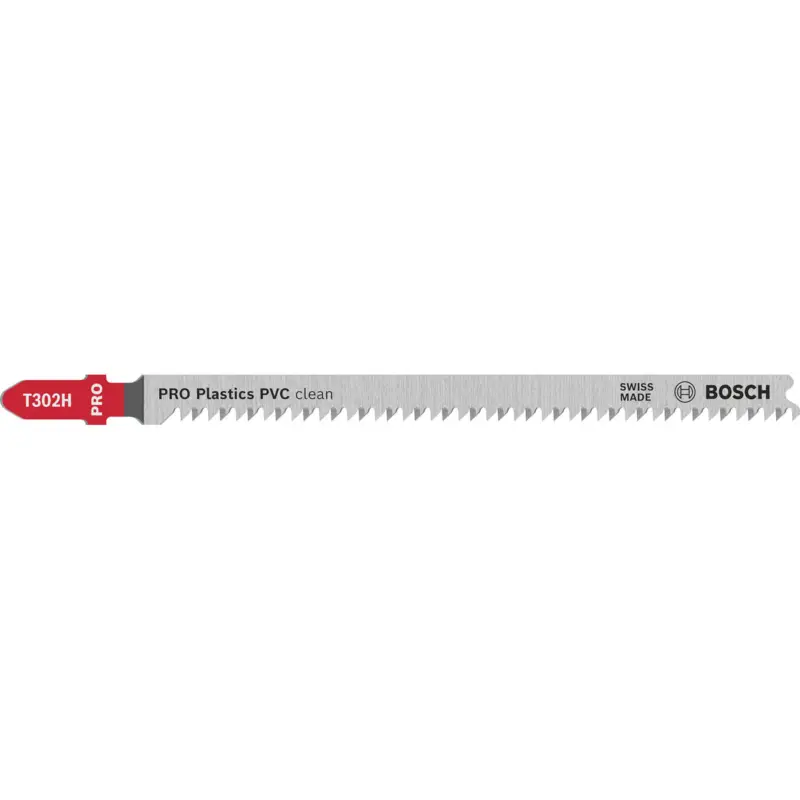 Bosch PRO Plastics PVC clean T302H Stichsägeblatt 132 mm 3-tlg. - 2608667447 Mega-Angebot