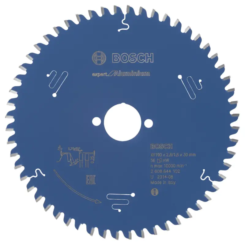 Top-Preis Bosch Kreissägeblatt Expert for Aluminium für Handkreissägen 190 x 30 x 2,6 56 - 2608644102